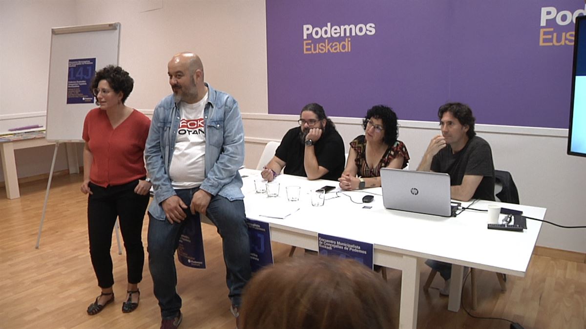 Podemos Euskadi presentará iniciativas de apoyo a Palestina en los ayuntamientos