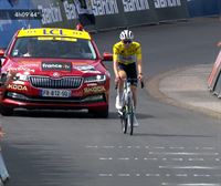 Último kilómetro de la 7ª etapa del Critérium du Dauphiné 2025 y nueva exhibición de Pogacar
