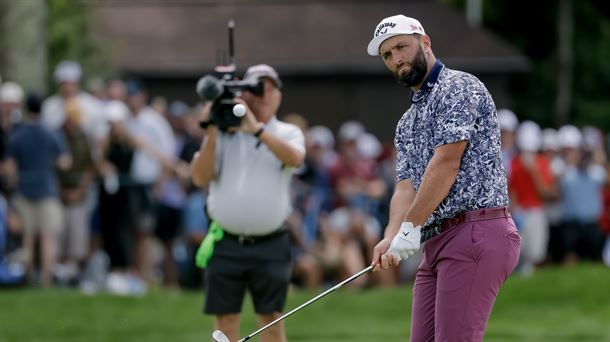 Jon Rahm, durante la tercera jornada del US Open. Foto: Efe.