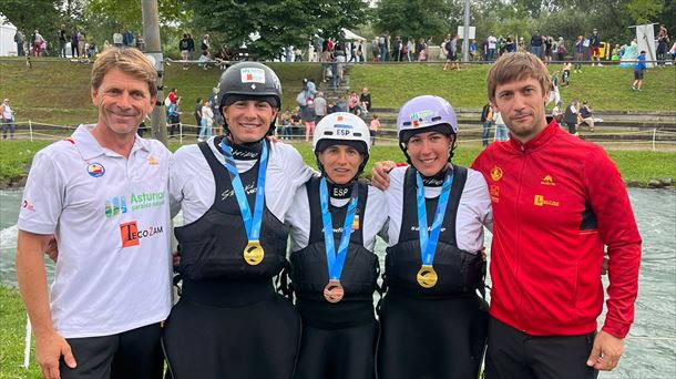 Lazkano y Echaniz ganan el oro y Chourraut el bronce, en la Copa del Mundo de piragüismo