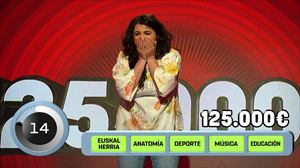 Oihane se emociona al ganar el bote de 150 000 euros de ''Atrápame si Puedes''