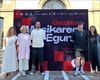 Ainara Guzman, Edurne Ormazabal, Mikel Unamuno, Janus Lester y Maddi  Arana, en la presentación