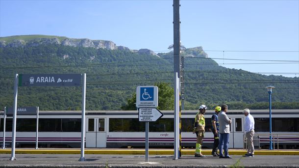 La estación de Araia. EFE