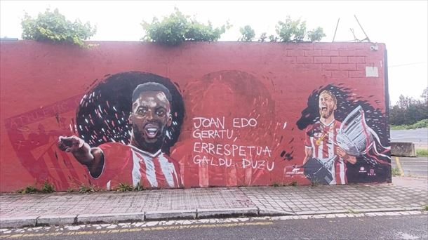 Mural de los hermanos Williams vandalizado: Imagen: 'X'