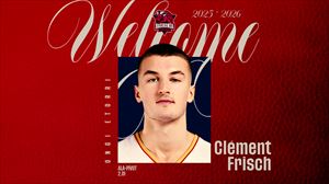 Clément Frisch jugará en el Baskonia hasta, al menos, 2028. Imagen: Baskonia. 