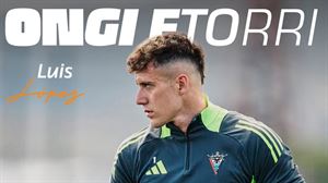 Luis López será portero del Eibar hasta 2027. Foto: SD Eibar. 