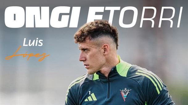 Luis Lopez 2027ra arte arituko da Eibarren. Argazkia: SD Eibar. 