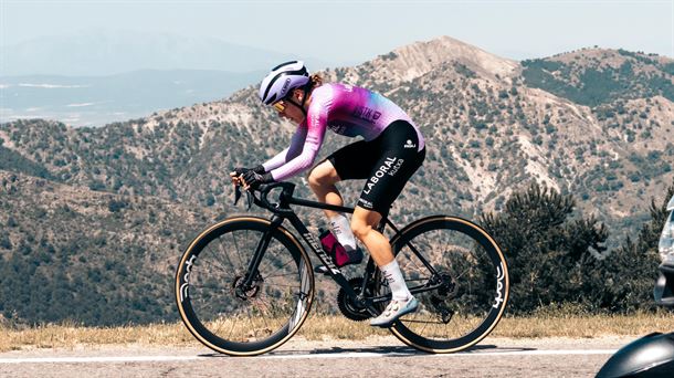 Usoa Ostolaza bigarren izan da Elite mailan. Argazkia: @RFECiclismo