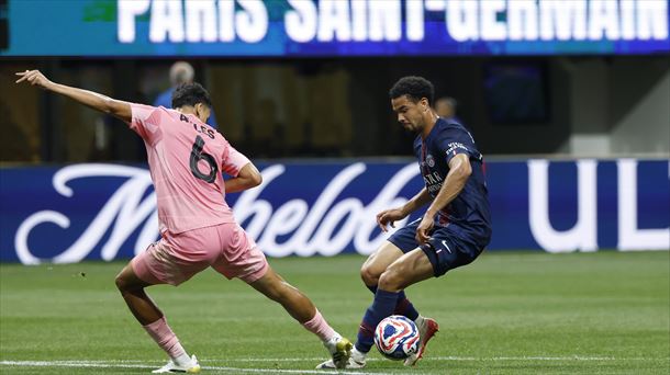 Imagen del partido entre el PSG e Inter Miami, en los octavos del Mundial de Clubes