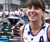 Joana Halsouet, Arraun Lagunakeko patroi lanei ekiteko prest