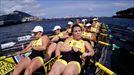 2025eko Euskotren Ligako Sestaoko Bandera: Orioren estropada, traineru barrutik ikusita