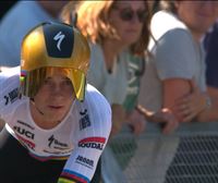 Evenepoel se lleva la contrarreloj, Pogacar se viste de líder y Vingegaard recibe un duro golpe