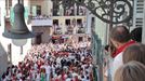 Vivimos la procesión de San Fermín desde un balcón