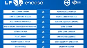 Araski vs. Perfumerías, Gernika vs. Estudiantes e IDK Euskotren vs. Gran Canaria, partidos de la 1ª jornada