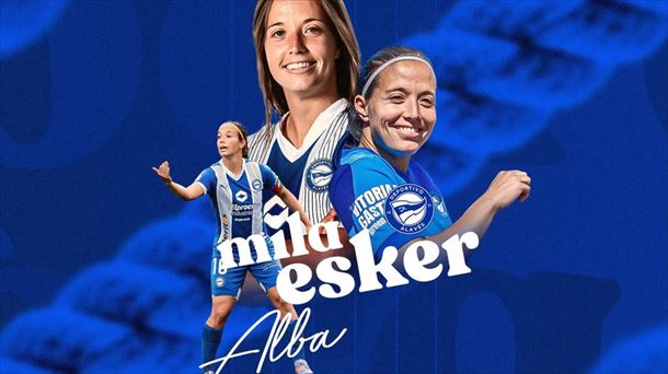 Alba Aznarrek zazpi denboraldi eman ditu Alavesen. Argazkia: Alaves.