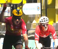 Jonas Abrahamsen se adjudica la etapa de Toulouse, ante Schmid, y Healy sigue como líder del Tour de Francia