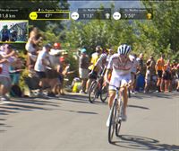 Pogacarren erasoa Tourreko 12. etapan maillot horia berreskuratzeko
