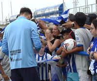 Alavesek zaleen berotasuna jaso du entrenamenduan