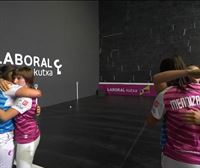 Útimo tanto de la final de parejas de ''Plazandreak'' de 2025: Zabaleta-Mendizabal vs. Ibarrola-Gaminde (6-22)