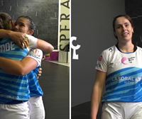 Ibarrola y Gaminde, en parejas, y Erasun, en el cuatro y medio, campeonas de Plazandreak de 2025