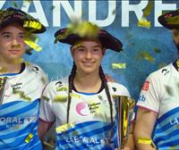 Así han recibido las txapelas las campeonas de ''Plazandreak'' de 2025