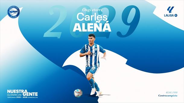 Carles Aleñá. Foto: Alavés.