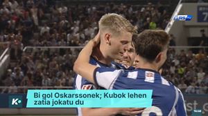 Realak 1-2 menderatu du Yokohama FC, Oskarssonek bi golak sartuta
