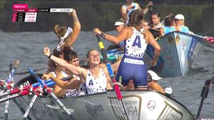 Arraun Lagunak gana con solvencia la Ikurriña de Getxo y recupera el liderato