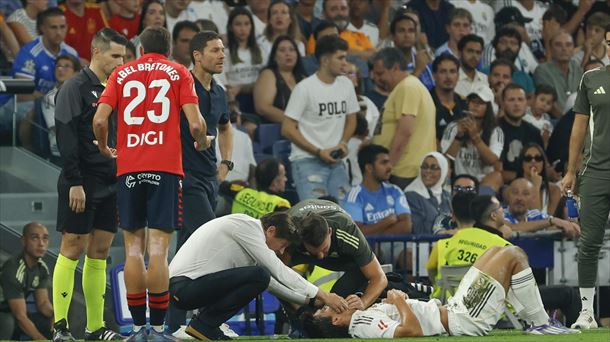 Abel Bretones, segundos después de su expulsión. Foto: EFE. 