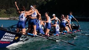 Arraun Lagunak conquista su cuarta Liga Euskotren en Ondarroa