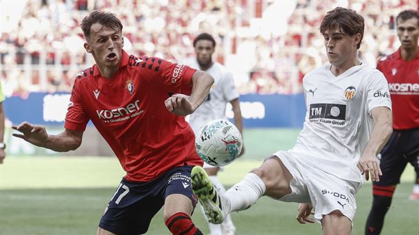 Ante Budimir Valentziaren aurkako partidan. EFE