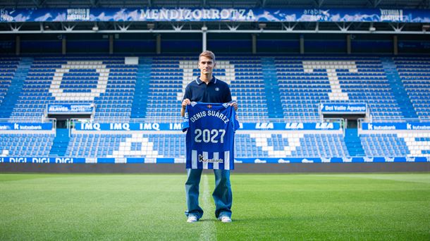 Denis Suarez fitxatu du Alavesek. Argazkia: Alaves 