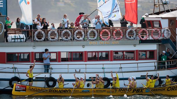 Orio se proclama campeona de la Liga Eusko Label en la Bandera de Ares. Foto: Aitor Arrizabalaga