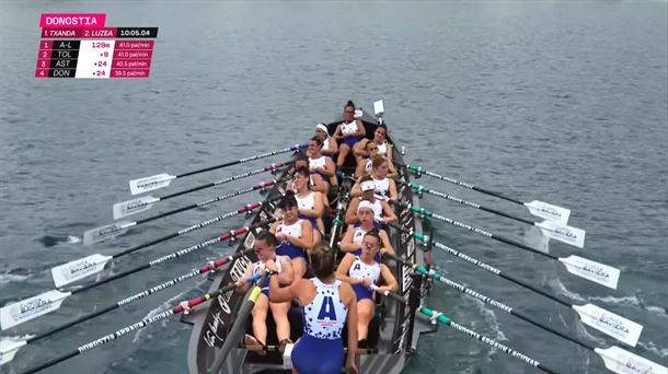 Arraun Lagunak da un paso de gigante para ganar su cuarta bandera