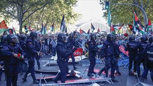 Las protestas contra el genocidio en Gaza obligan a suspender la última etapa de La Vuelta