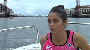 Laida Valderrama (San Juan): ''Todavía no hemos asimilado que hemos ascendido a la Liga Euskotren''