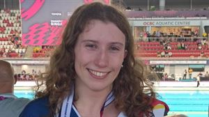 Nahia Zudairek brontzezko domina lortu du Munduko Txapelketako estilo libreko 400 metroko proban