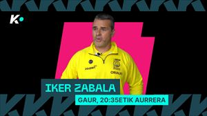 Iker Zabala Orioren entrenatzailea elkarrizketatuko dugu, gaur gauean, ETB1en