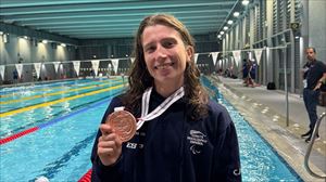 Zudairek bigarren brontzea lortu du bular erako 100 metroko proban, Singapurreko Munduko Txapelketan