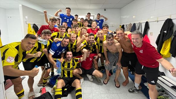 Getxoko jokalarien ospakizuna, aldagelan. Argazkia: @fvf_bff
