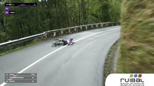 Usoa Ostolazari Eibarren irabaztea galarazi dion erorikoa