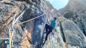Iker y Eneko Pou logran la primera escalada libre en el Pilar del Texu, en Picos de Europa