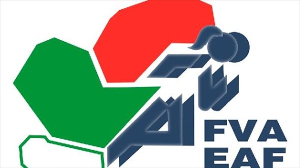 Logo de la Federación Vasca de Atletismo. Imagen: FVA