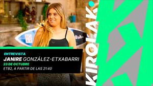 Entrevista a la surfista Janire González-Etxabarri, esta noche, en ETB2