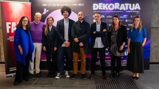 EITBren parte-hartzea duen "Decorado" animaziozko filmaren aurrestreinaldia, Bilboko PreFANT ekitaldian