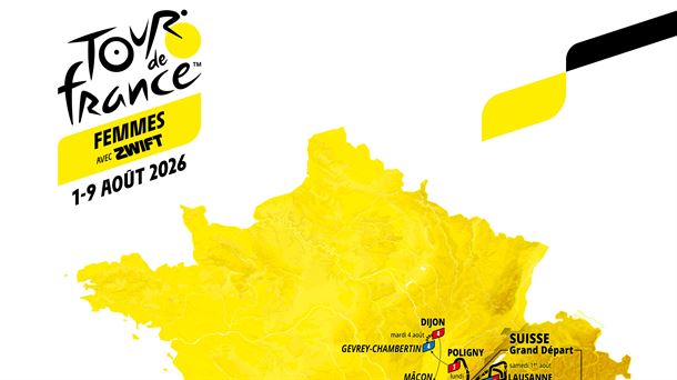 Recorrido del Tour de Francia Femenino 2026. 