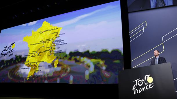 Presentacioón del Tour de Francia 2026. Imagen: EFE