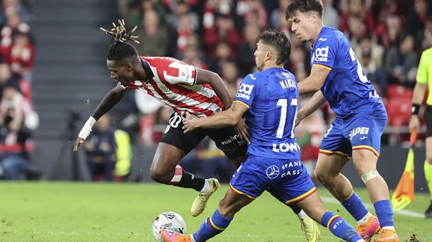 Nico Williams, Getaferen aurka. Argazkia: EFE.