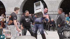 Inaxio Perurena se despide de la piedra arropado por su pueblo