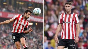 Aymeric Laporte, con un esguince en el tobillo, se une a la baja de Lekue en defensa